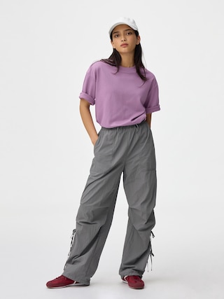 テックプルオンパンツ 【レディース】 【パンツ】【GU公式/ジーユー】 【GRAY】 テックプルオンパンツ 【レディース】 【パンツ】【GU公式/ジーユー】 【GRAY】