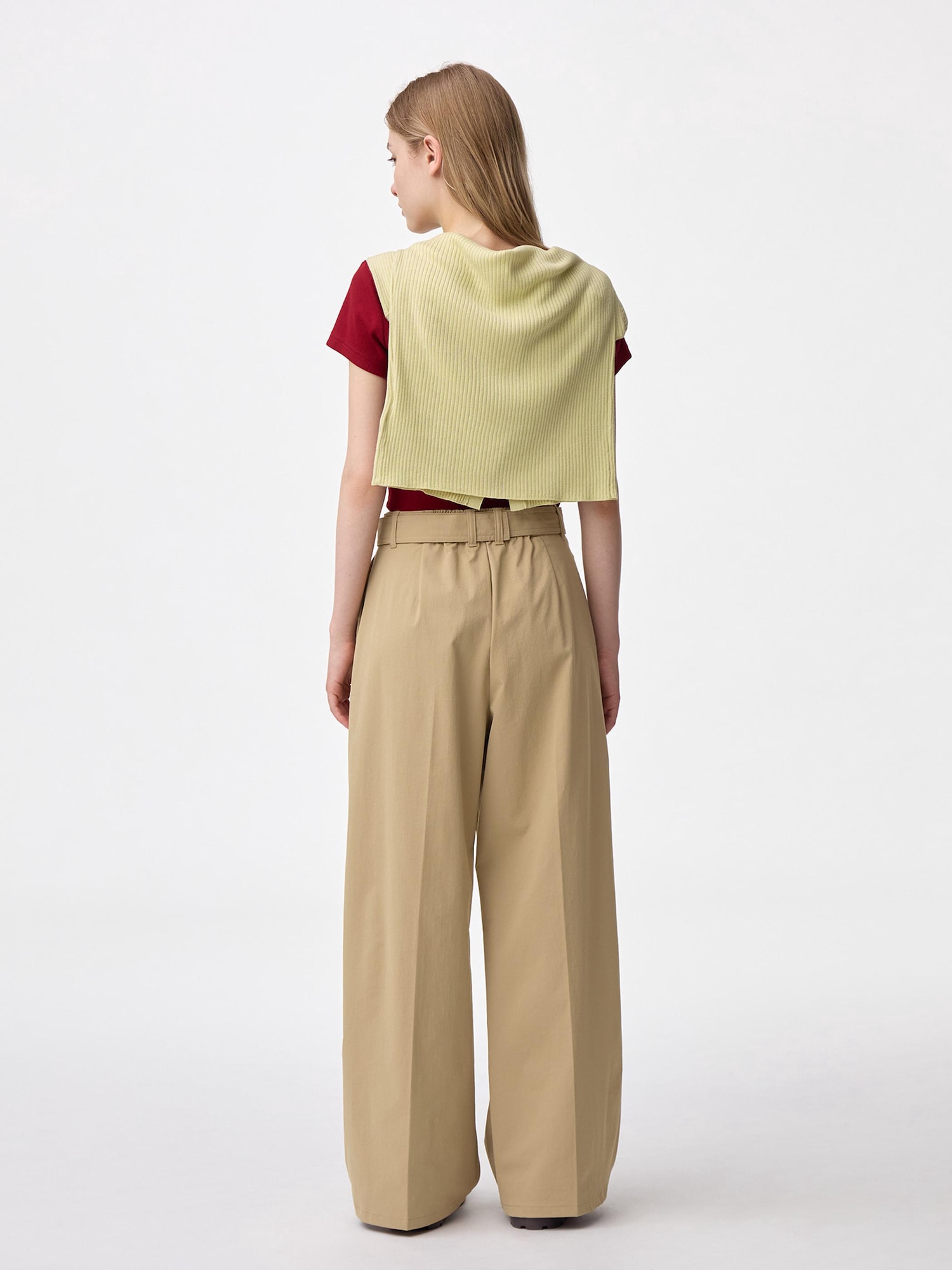 GU公式 | ベルテッドワイドパンツ(丈標準70.0~74.0cm) GU公式 | ベルテッドワイドパンツ(丈標準70.0~74.0cm)