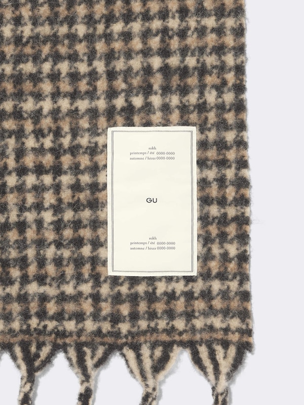 ヘアリーストール(チェック) by rokh