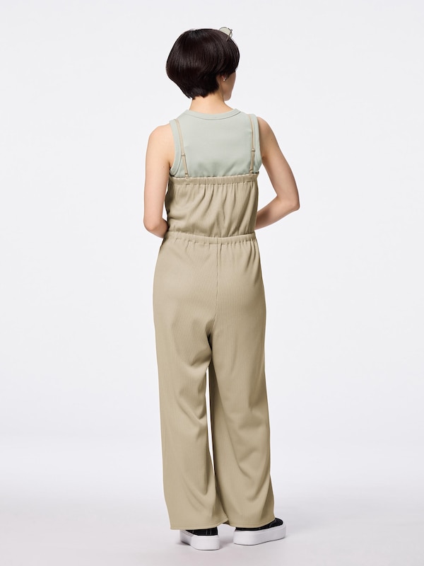 リブサロペットパンツ