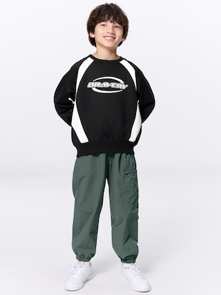KIDS(男女兼用)ドライワイドジップジョガーパンツ 【KIDS・TEEN】 【キッズ パンツ・スカート】【GU公式/ジーユー】 【DARK GREEN】 KIDS(男女兼用)ドライワイドジップジョガーパンツ 【KIDS・TEEN】 【キッズ パンツ・スカート】【GU公式/ジーユー】 【DARK GREEN】