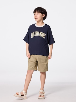 KIDS(男女兼用)ベイカーハーフパンツ 【KIDS・TEEN】 【キッズ パンツ・スカート】【GU公式/ジーユー】 【BEIGE】 KIDS(男女兼用)ベイカーハーフパンツ 【KIDS・TEEN】 【キッズ パンツ・スカート】【GU公式/ジーユー】 【BEIGE】