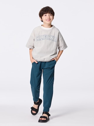 BOYSドライストレッチジョガーパンツ 【KIDS・TEEN】 【キッズ パンツ・スカート】【GU公式/ジーユー】 【BLUE】 BOYSドライストレッチジョガーパンツ 【KIDS・TEEN】 【キッズ パンツ・スカート】【GU公式/ジーユー】 【BLUE】