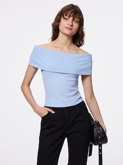 オフショルダーT