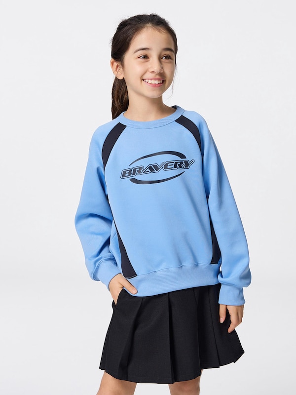 KIDS(男女兼用)ドライダブルフェイスプルオーバー(切り替え)