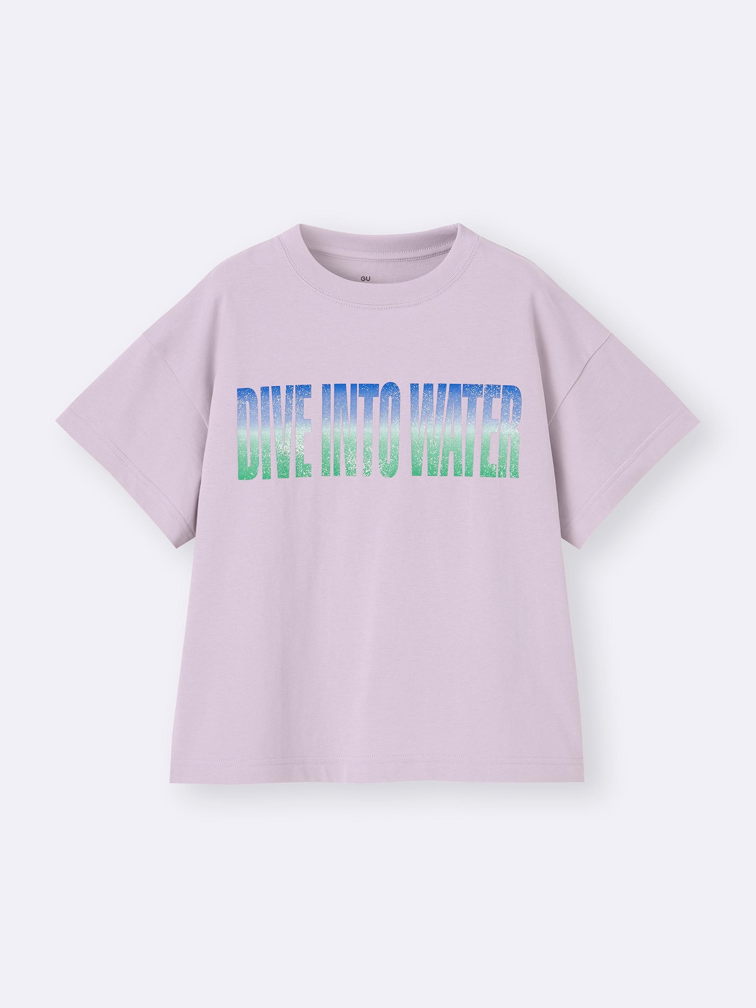 GU公式 | KIDS(男女兼用)オーバーサイズグラフィックT(ロゴ)