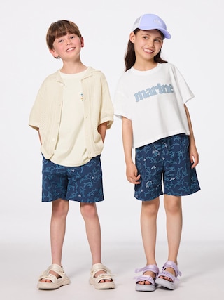 KIDS(男女兼用)ドライアクティブショーツ(シャーク) 【KIDS・TEEN】 【キッズ パンツ・スカート】【GU公式/ジーユー】 【NAVY】 KIDS(男女兼用)ドライアクティブショーツ(シャーク) 【KIDS・TEEN】 【キッズ パンツ・スカート】【GU公式/ジーユー】 【NAVY】