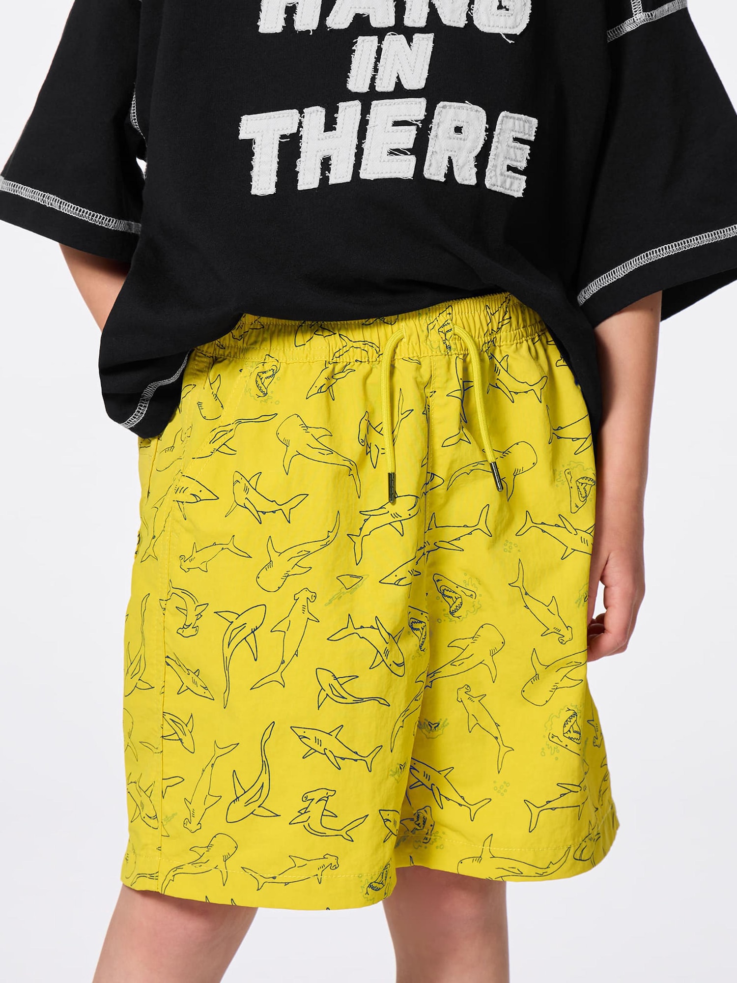 GU公式 | KIDS(男女兼用)ドライアクティブショーツ(シャーク)