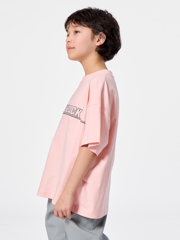 KIDS(男女兼用)オーバーサイズグラフィックT(スケートボード)