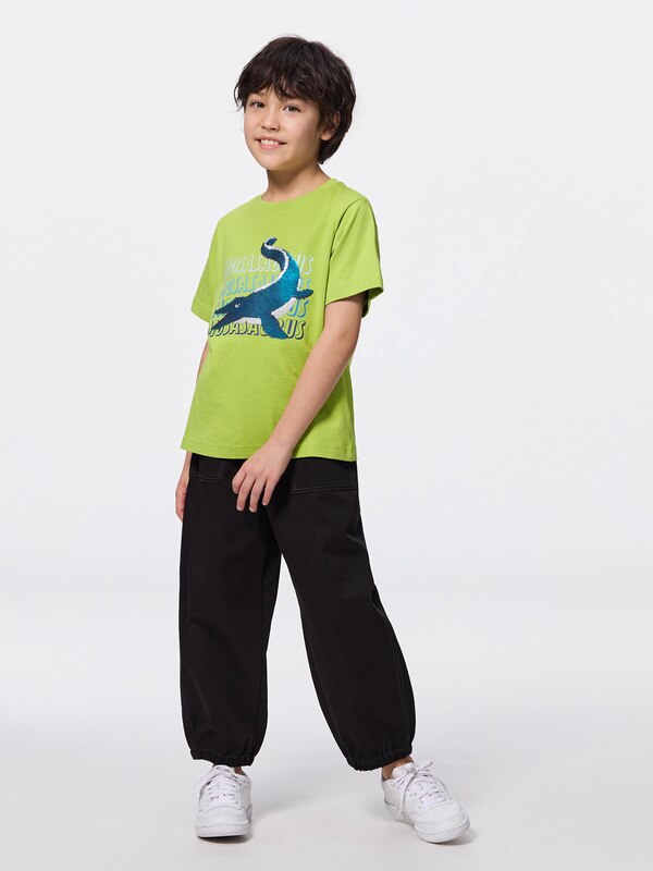 KIDS(男女兼用)スパンコールT(モササウルス)