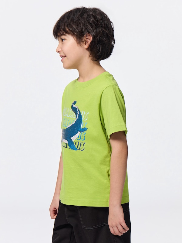 KIDS(男女兼用)スパンコールT(モササウルス)