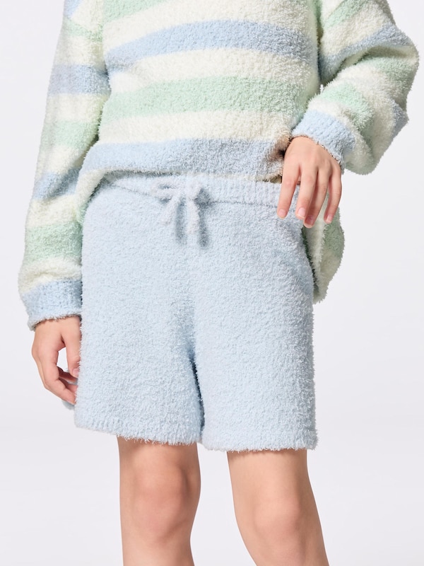 KIDS(男女兼用)もこもこフィールラウンジセット(長袖&ショートパンツ)