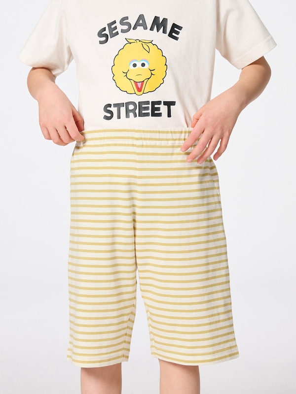 KIDS(男女兼用) ラウンジセット(半袖&ショートパンツ) Sesame Street
