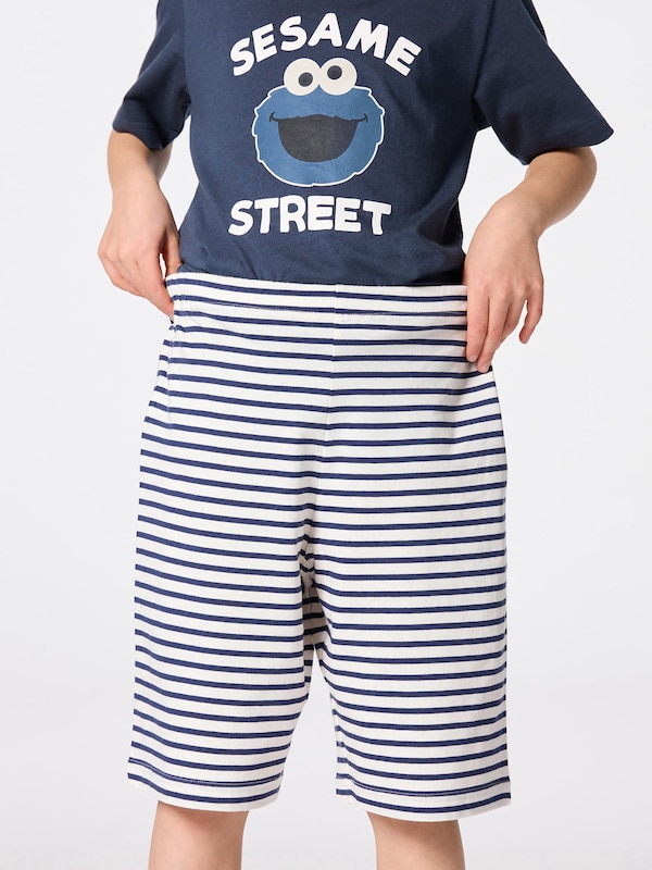 KIDS(男女兼用) ラウンジセット(半袖&ショートパンツ) Sesame Street