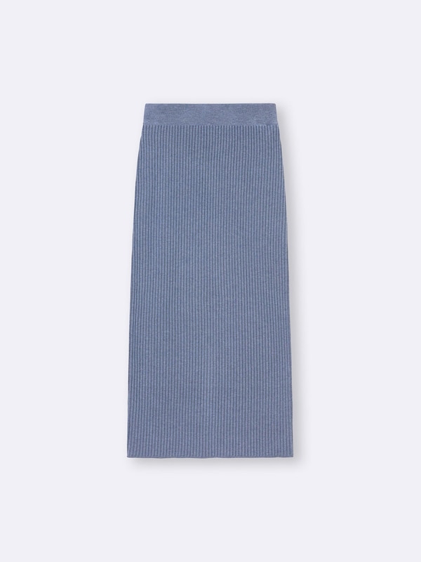 リブニットナロースカート
