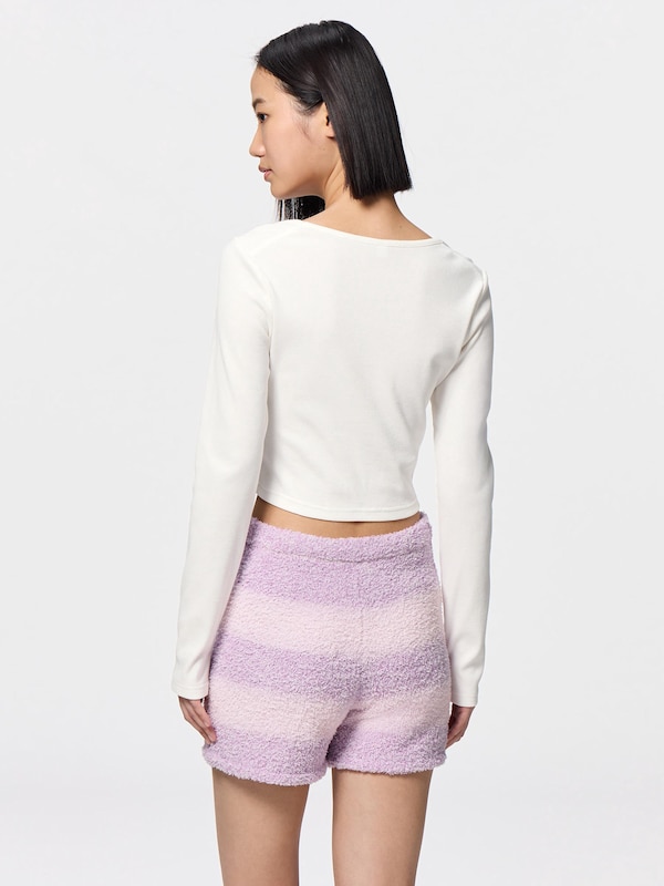 もこもこフィールラウンジショートパンツ