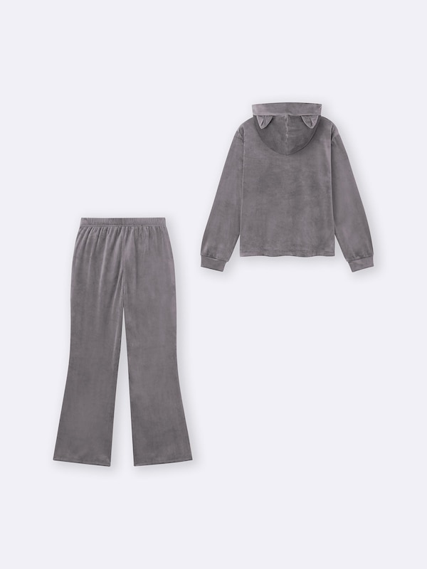 メレンゲフィールネコミミフーディセット長袖&ロングパンツ+E