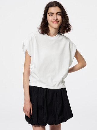 ドライウエストタックT 【レディース】 【Tシャツ・スウェット】【GU公式/ジーユー】 【OFF WHITE】 ドライウエストタックT 【レディース】 【Tシャツ・スウェット】【GU公式/ジーユー】 【OFF WHITE】