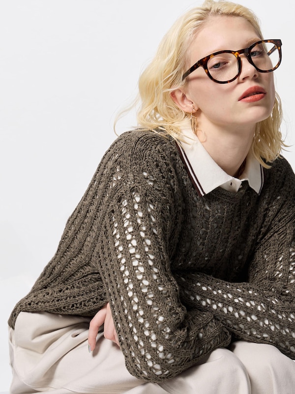 メッシュセーター