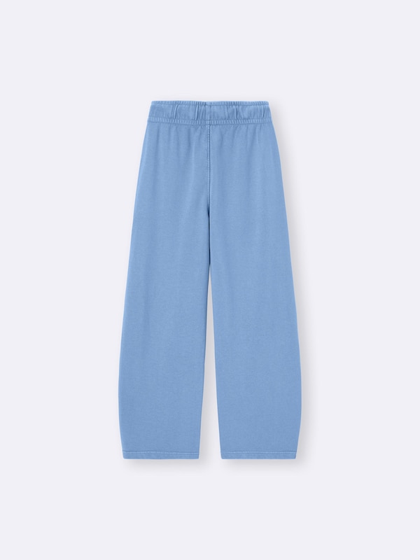 ウォッシュドスウェットバレルレッグパンツ