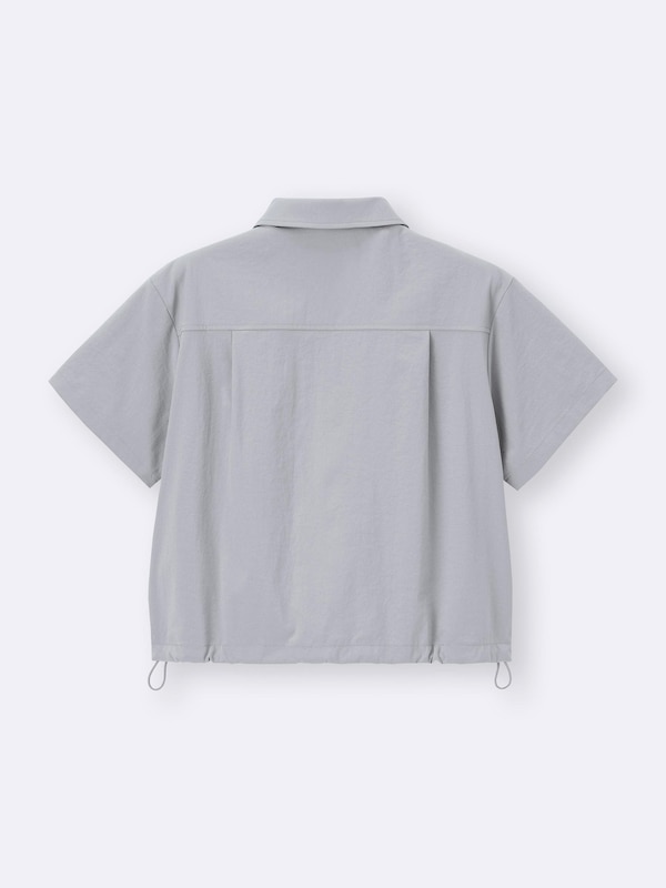 フロントジップシャツ(半袖)