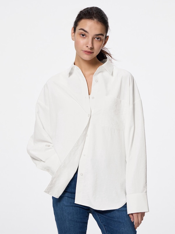 ドルマンスリーブシャツ(オーバーサイズ)NTQ+E