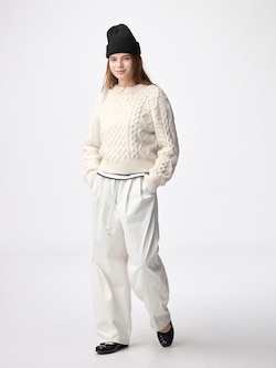 バレルレッグプルオンパンツQ