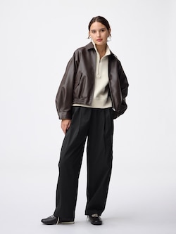 バレルレッグプルオンパンツQ