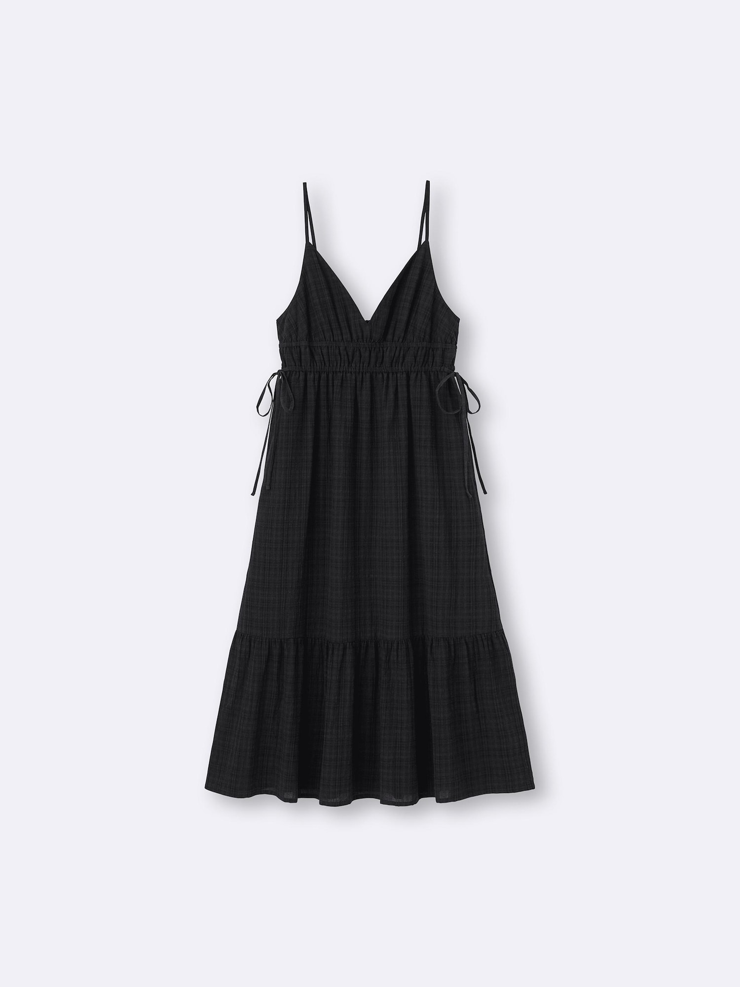 GU 黒　ドロスト付　ワンピース　XL GU 黒 ドロスト付 ワンピース XL