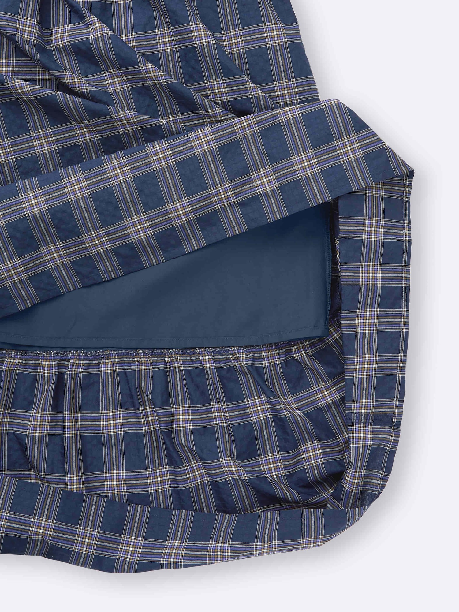 GU公式 | チェックキャミソールワンピース(丈標準117.0～126.0cm)