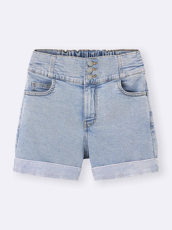 GIRLSストレッチデニムショートパンツJR+E