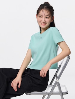 GIRLSリブクロップドロゴT JR