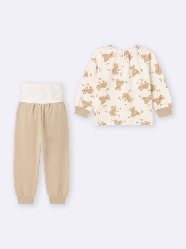 BABY(TODDLER)カンタンパジャマ(長袖&ロングパンツ)+E