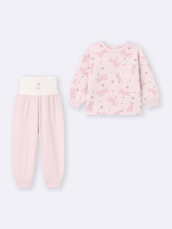 BABY(TODDLER)カンタンパジャマ(長袖&ロングパンツ)+E