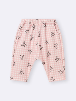 BABY(TODDLER)ドライサマナルパンツ(7分丈)(リボン)+E 【KIDS・TEEN】 【BABY(ベビー)】【GU公式/ジーユー】 【PINK】 BABY(TODDLER)ドライサマナルパンツ(7分丈)(リボン)+E 【KIDS・TEEN】 【BABY(ベビー)】【GU公式/ジーユー】 【PINK】