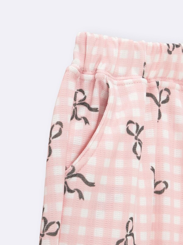 BABY(TODDLER)ドライサマナルパンツ(7分丈)(リボン)+E