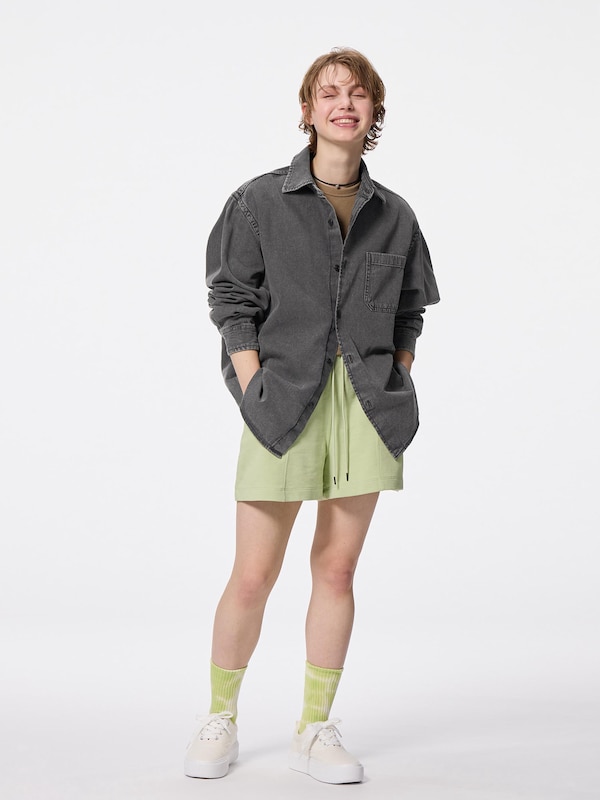 ウォッシュドシャツ(デニム)