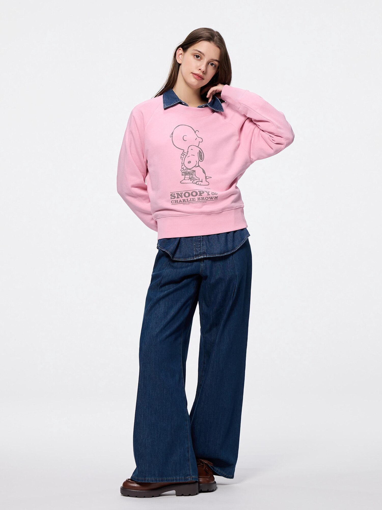 9685サカナおまとめ商品 GU公式 | グラフィックスウェットプルオーバー Peanuts