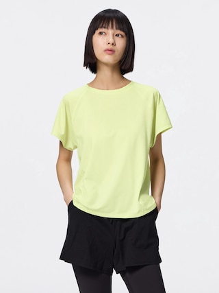アクティブクルーネックT GA 【レディース】 【Tシャツ・スウェット】【GU公式/ジーユー】 【LIGHT GREEN】 アクティブクルーネックT GA 【レディース】 【Tシャツ・スウェット】【GU公式/ジーユー】 【LIGHT GREEN】