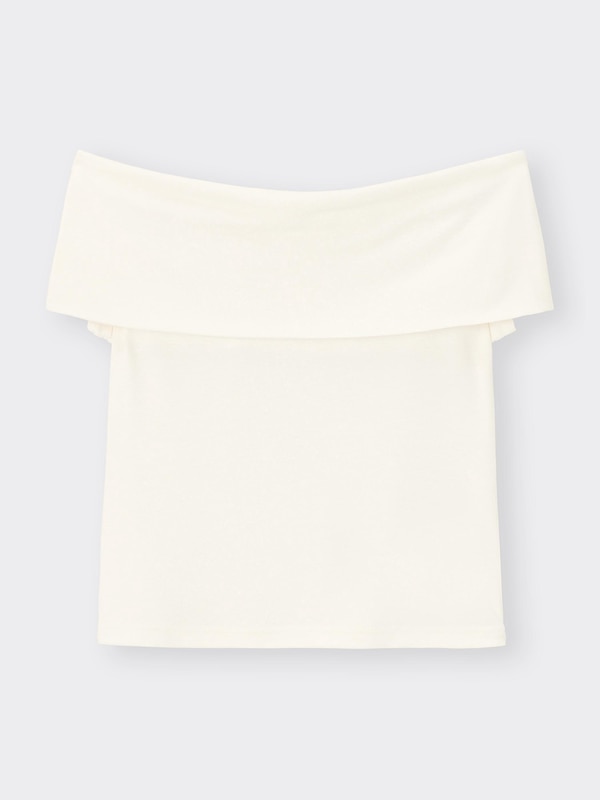 オフショルダーT+E