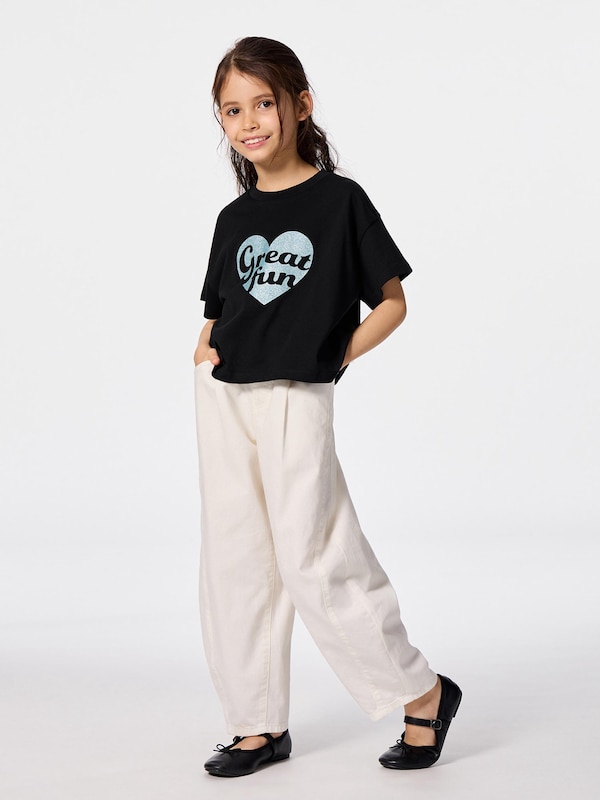 GIRLSグラフィックT(グリッター)