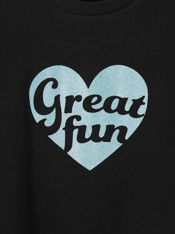 GIRLSグラフィックT(グリッター)