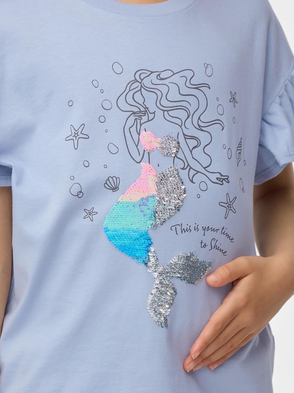 GIRLSスパンコールT(マーメイド)+E