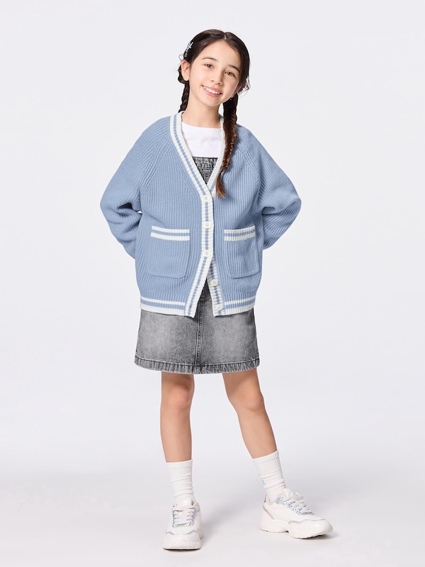 GIRLSラインカーディガン