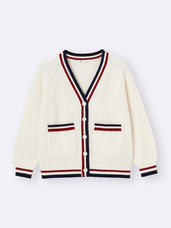 GIRLSラインカーディガン