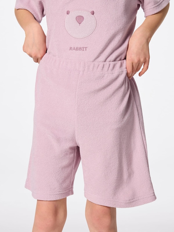 KIDS(男女兼用)パイルラウンジセット(半袖&ショートパンツ)(アニマル)+E