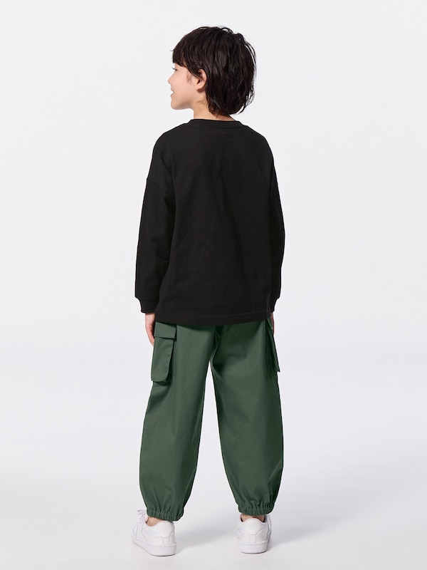 KIDS(男女兼用)ワイドカーゴジョガーパンツ+E