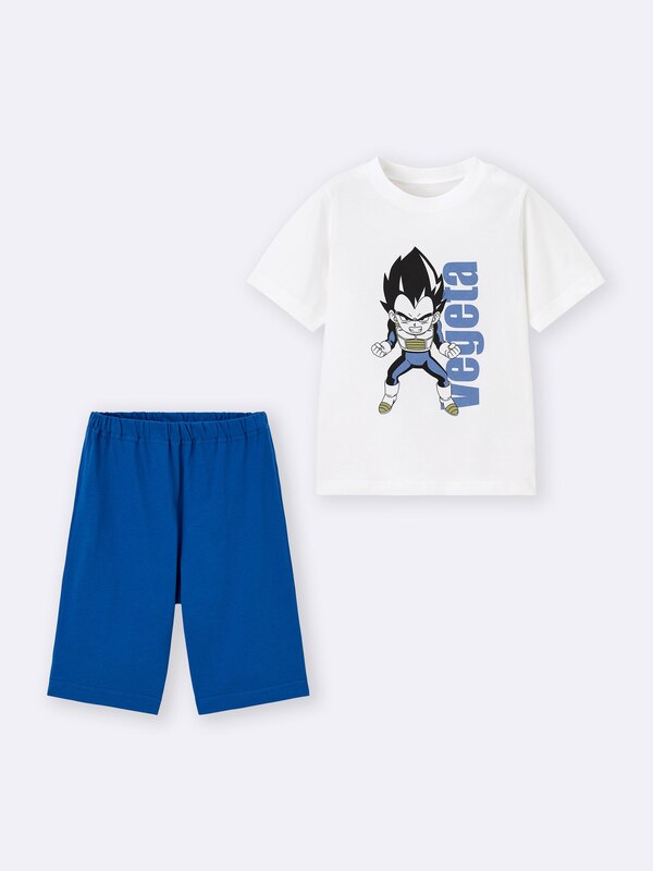 KIDS(男女兼用)コットンラウンジセット(半袖&ショートパンツ) DRAGON BALL DAIMA