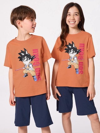 KIDS(男女兼用)コットンラウンジセット(半袖&ショートパンツ) DRAGON BALL DAIMA