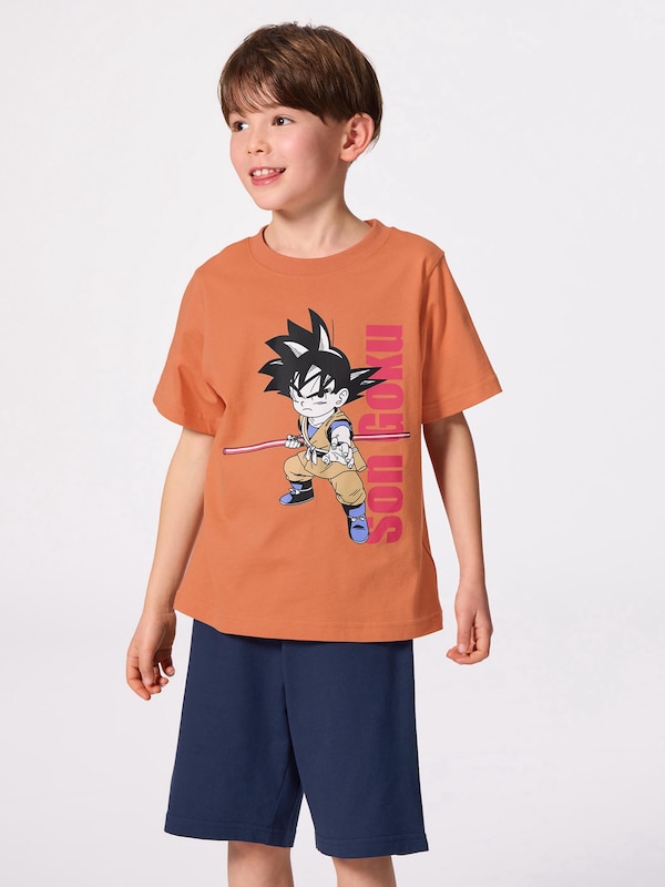 KIDS(男女兼用)コットンラウンジセット(半袖&ショートパンツ) DRAGON BALL DAIMA